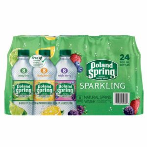 Poland Spring Variety Sparkling Water, 24 x 16.9 oz