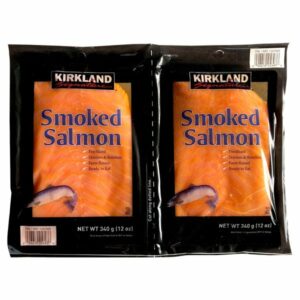 Kirkland Signature Smoked Salmon 2 x 12 oz