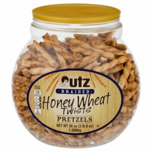 Utz Honey Wheat Pretzel, 56 oz