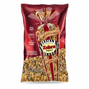 Popcornopolis Zebra Popcorn, 24 oz