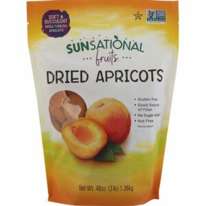 Sunsational Fruits Dried Apricots, 48 oz