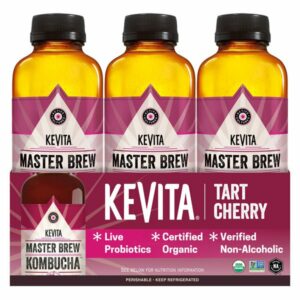Kevita Kombucha Organic Tart Cherry, 6 x 15.2 oz