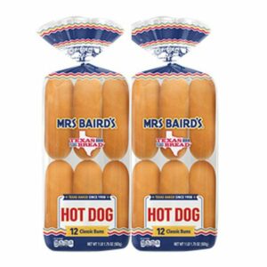 Mrs Baird’s Hot Dog Buns, 24 ct