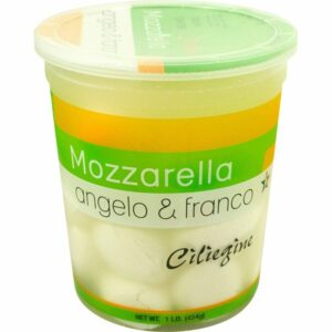 Angelo & Franco Ciliegine Mozzarella Cheese, 16 oz